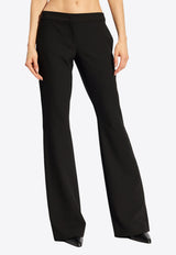 Moschino Tailored Crêpe Flared Pants Black 242E A0315 5524-0555