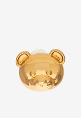 Moschino Small Teddy Bear Stud Earrings Gold 24271 A9106 8402-0606