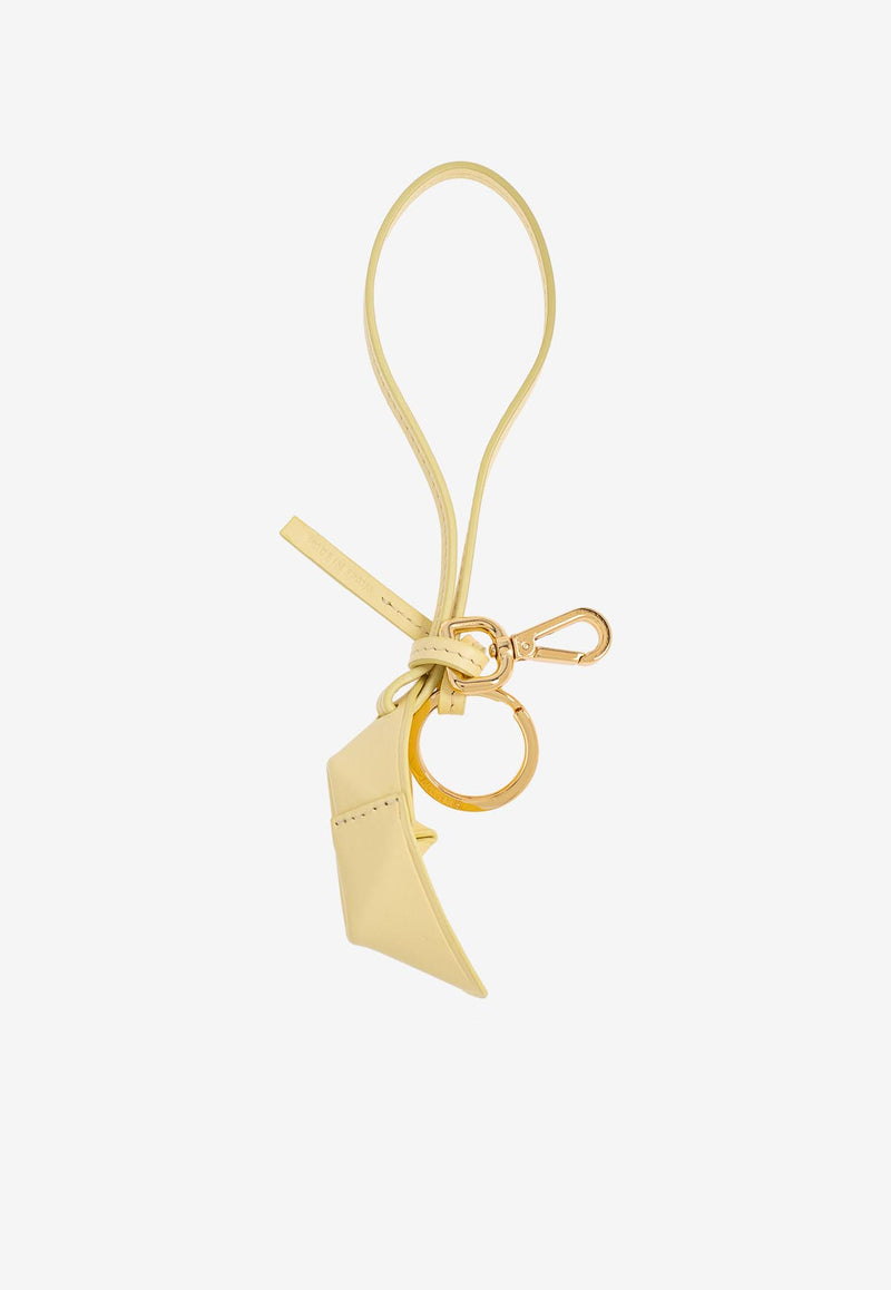 Jacquemus The Bateau Boat-Charm Keychain Yellow 243SL136 3173-210