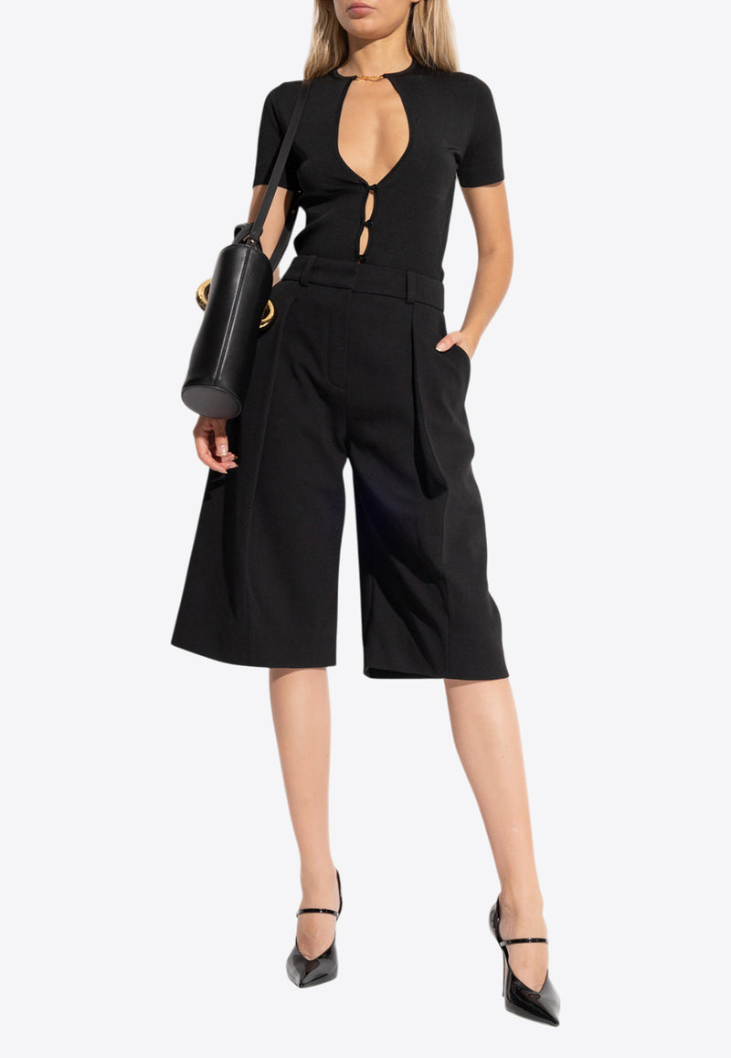 Jacquemus The Amalfi Bermuda Shorts Black 243PA123 1667-990