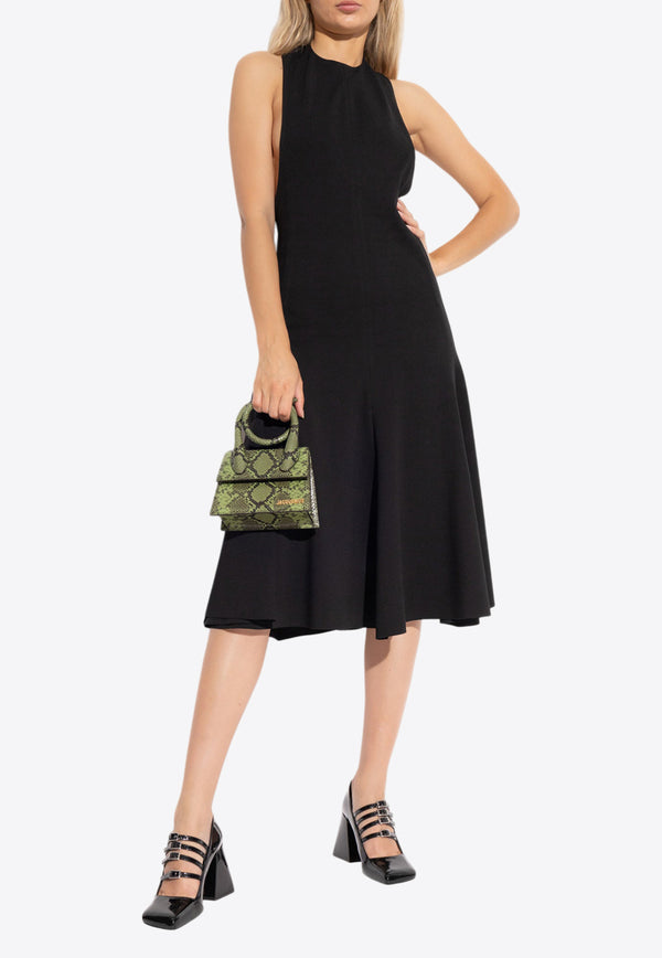 Jacquemus The Favola Flared Midi Dress Black 243DR183 1667-990