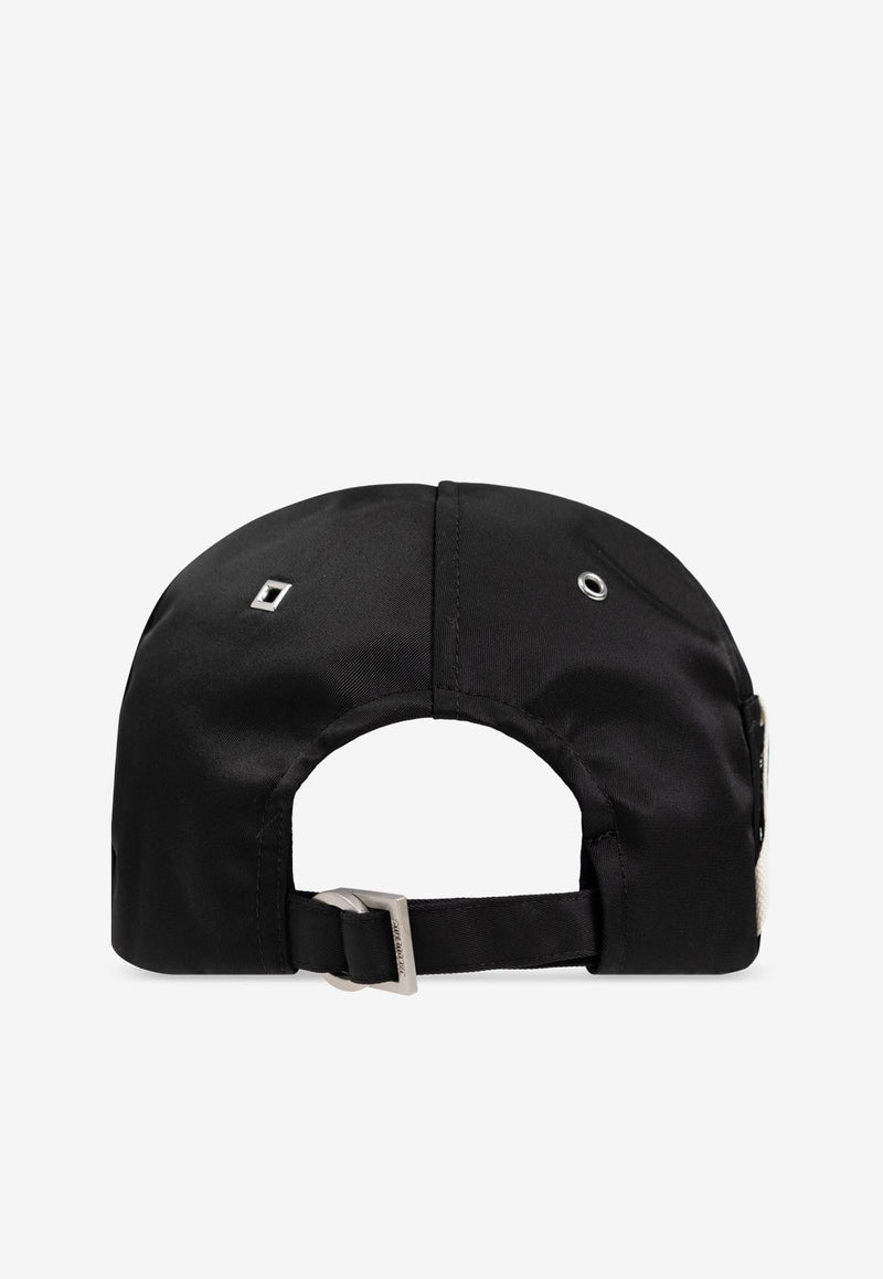 Jacquemus The Ovalie Logo Embroidered Cap Black 246AC667 3138-990