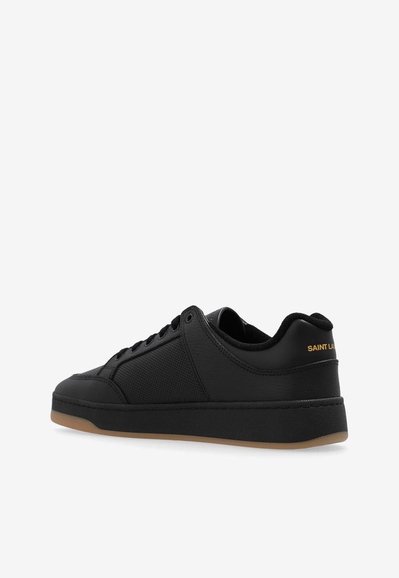 Saint Laurent SL/61 Leather Low-Top Sneakers Black 713600 AAB85-1613