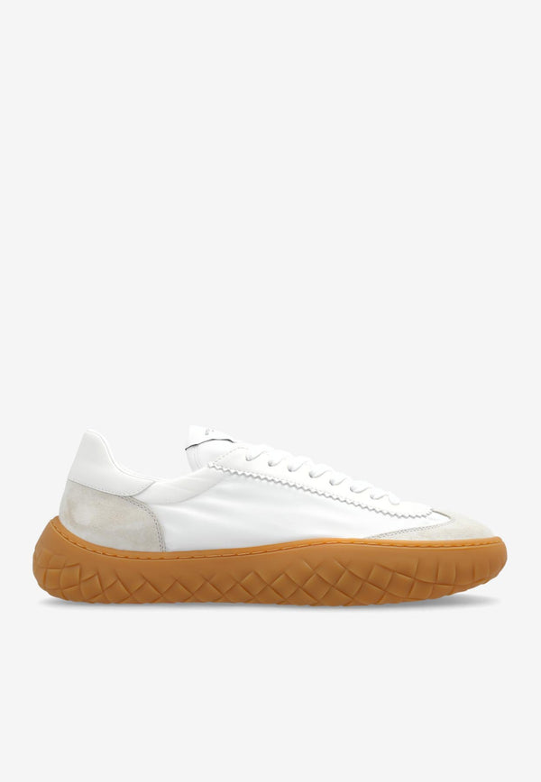 Bottega Veneta Explora Low-Top Sneakers Optic White 775317 V3V71-9066