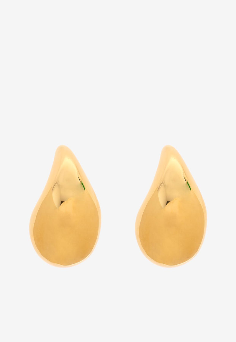 Bottega Veneta Medium Drop-Shaped Earrings Gold 795593 VAHU0-8120