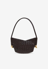 Bottega Veneta Baby Solstice Intrecciato Leather Shoulder Bag Fondant 796378 VCPP1-2190