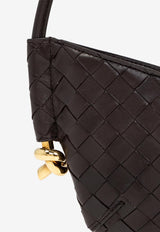 Bottega Veneta Baby Solstice Intrecciato Leather Shoulder Bag Fondant 796378 VCPP1-2190