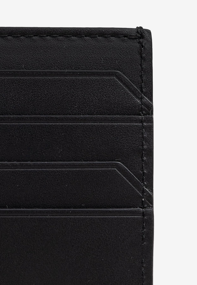 Bottega Veneta Intrecciato Piccolo Leather Cardholder Black 796963 V4LQ1-1000