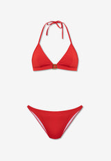 Balmain Signature B-Plaque Bikini Red BKB852150 0-600