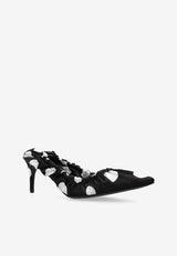 Dolce & Gabbana 65 Polka Dot Satin Pumps Black CD1867 AV885-HNXUW