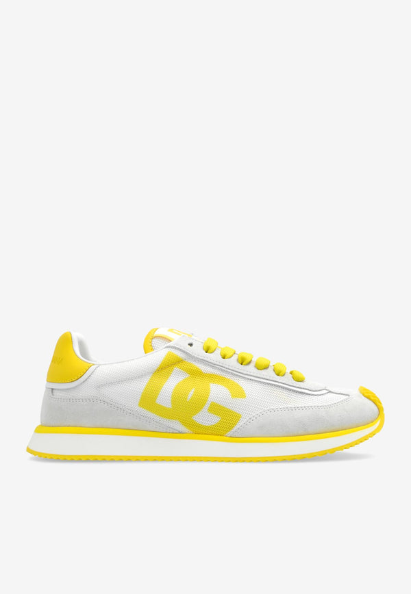 Dolce & Gabbana DG Cushion Low-Top Sneakers Yellow CK2288 A5355-8B907