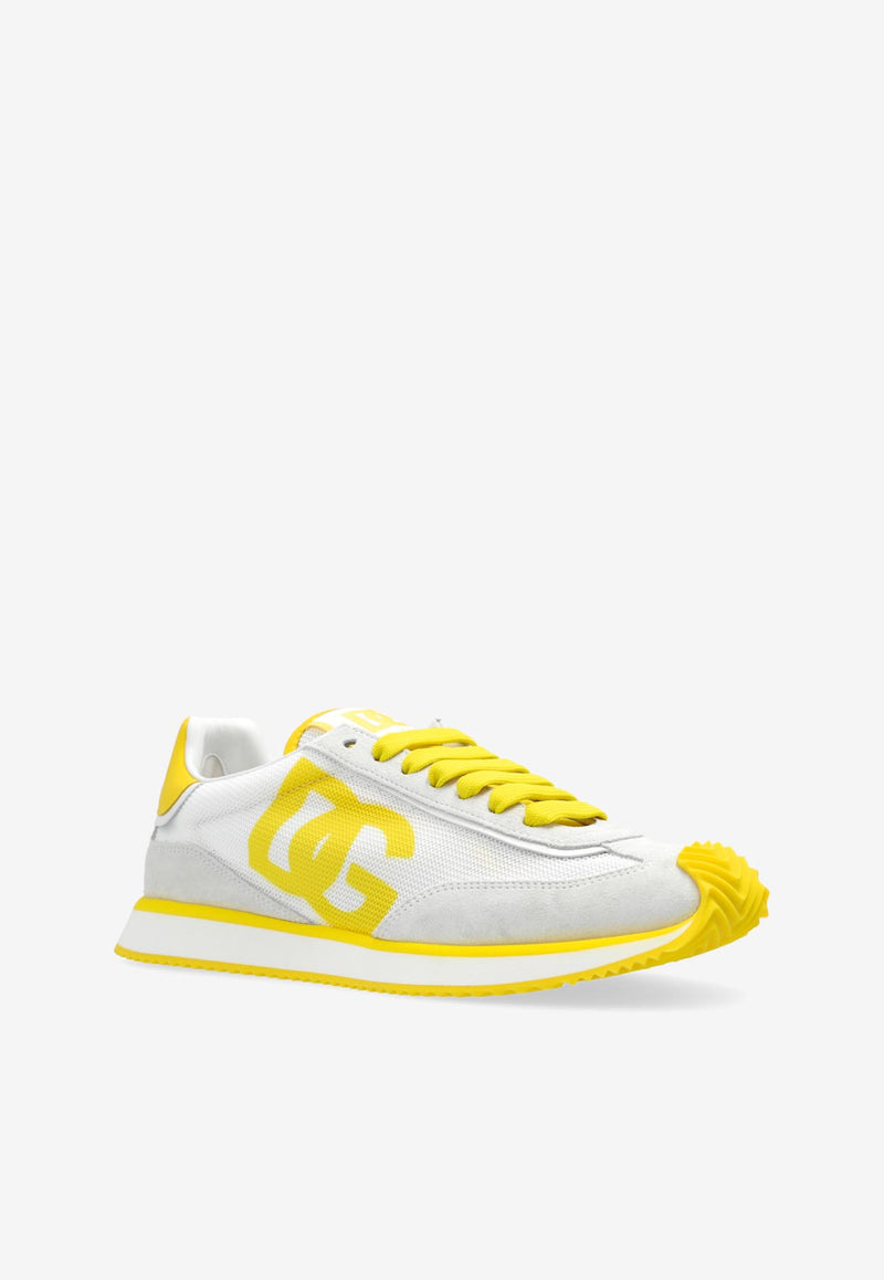 Dolce & Gabbana DG Cushion Low-Top Sneakers Yellow CK2288 A5355-8B907