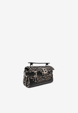 Balmain B-Buzz 19 Shoulder Bag Black DM1AE172 TJMY-GFE