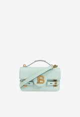 Balmain B-Buzz 24 Calf Leather Crossbody Bag Light Blue DN1DA828 LSLX-7FE