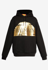 Balmain X Disney The Lion King Sunset Hooded Sweatshirt Black DHAJT047 GD89-EAD