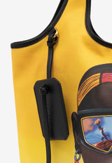 Balmain X Disney The Lion King B-Army Nika Mtwana Tote Bag Yellow DNAFN930 TNKG-IAV