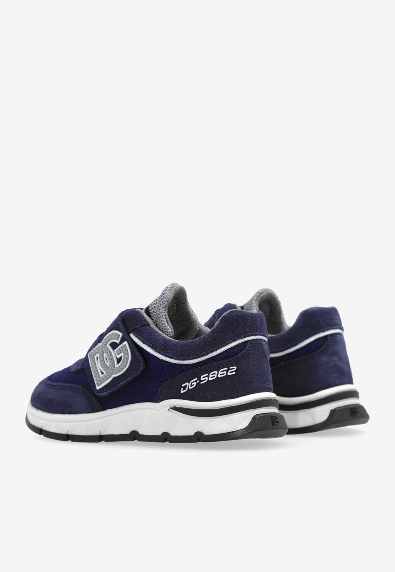 Dolce & Gabbana Kids Babies DG Running Low-Top Sneakers Navy DN0199 AA954-8S555