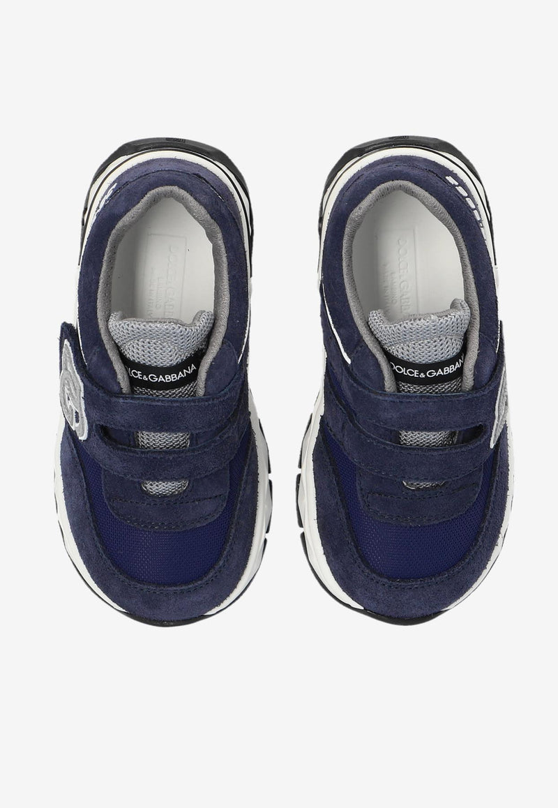 Dolce & Gabbana Kids Babies DG Running Low-Top Sneakers Navy DN0199 AA954-8S555