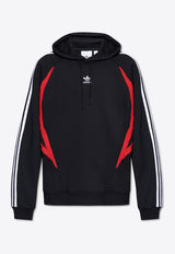 Adidas Originals Archive Logo Drawstring Hoodie Black IX9644 0-BLACK BETSCA