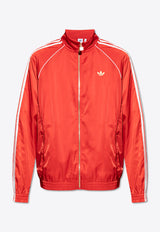 Adidas Originals Signature Stripes Zip-Up Track Jacket Red IY3406 0-BETSCA