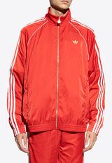 Adidas Originals Signature Stripes Zip-Up Track Jacket Red IY3406 0-BETSCA