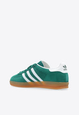 Adidas Originals Gazelle Indoor Suede Sneakers Green JI2062 M-COLLGREEN FTWWHT GUM