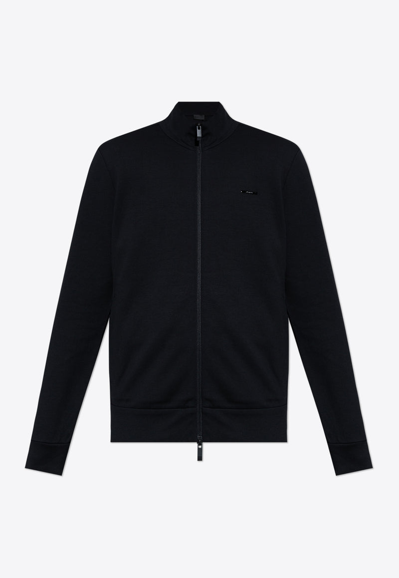 Moncler Stand-Up Collar Zip-Up Sweatshirt Black J20918G00008 89AHM-999