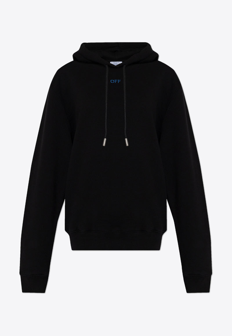 Off-White Flower Arrow Hooded Sweatshirt Black OWBB035F24 FLE002-1084