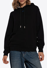 Off-White Flower Arrow Hooded Sweatshirt Black OWBB035F24 FLE002-1084