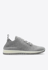 Jimmy Choo Veles Stretch Knit Sneakers Gray VELES PZG-X ASH MIX