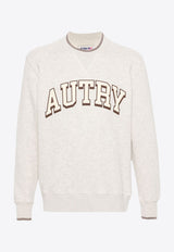 Autry Logo Print Crewneck Sweatshirt Gray SWPM03_H2