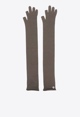 Rick Owens Porterville Opera Long Gloves  Gray RP02D3491M_34