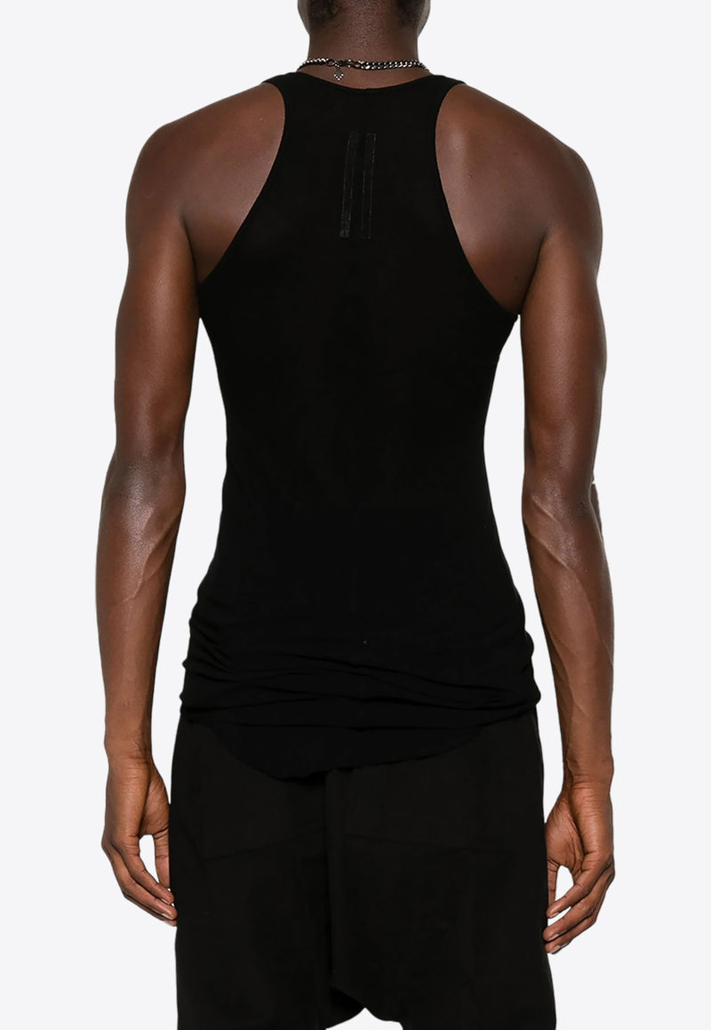 Rick Owens Fine Ribbed Tank Top Black RU02D6150RC_09