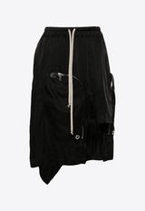 Rick Owens Dracca Asymmetric Cargo Skirt Black RP02D3341SCH_09