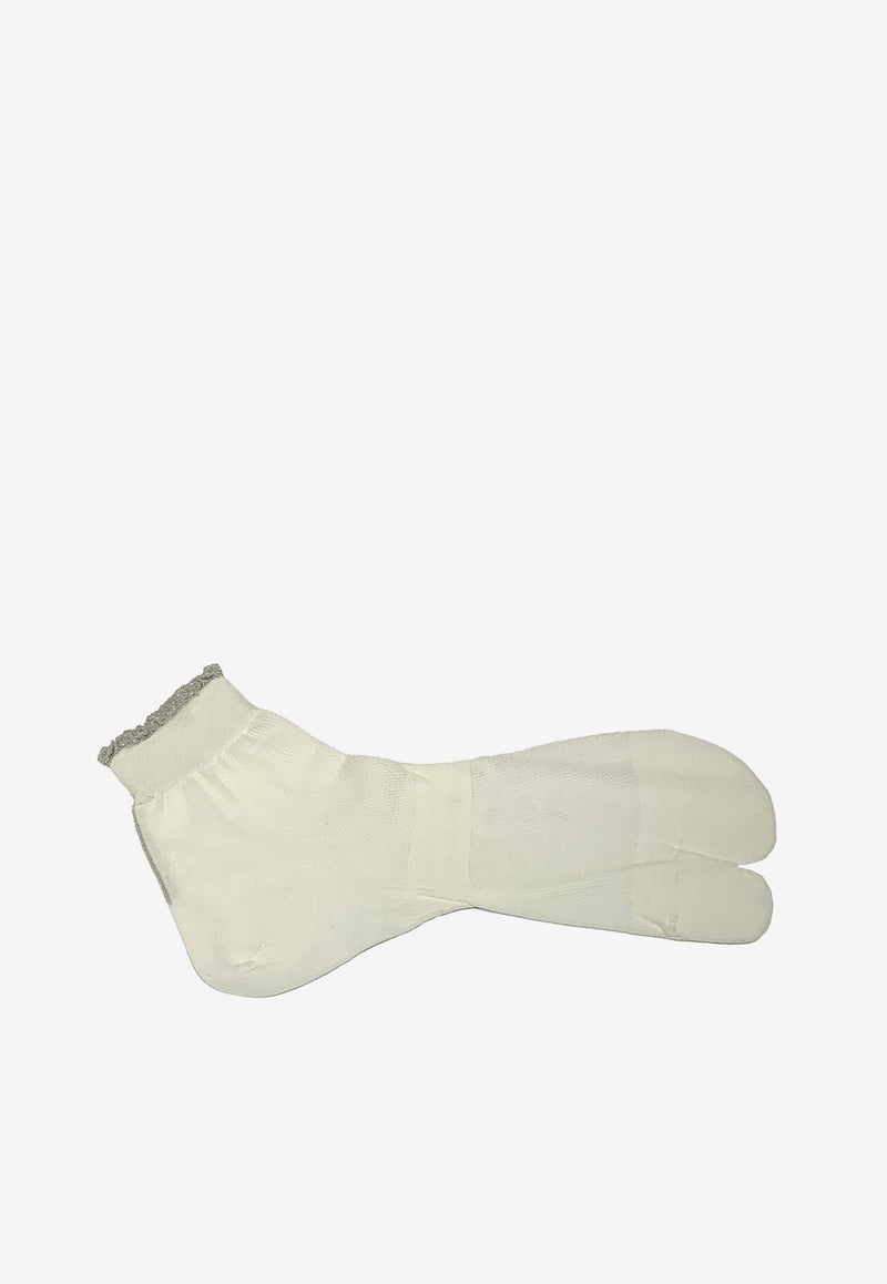 ANTIPAST Ankle Tabi Socks White ANP185W_WHITE