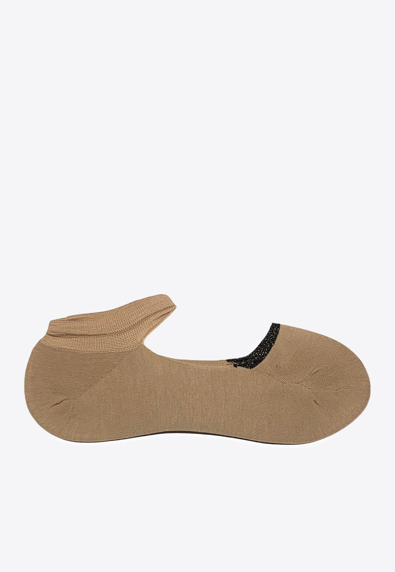 ANTIPAST Low-Cut Ballerina Socks Beige AM483S_BEIGE