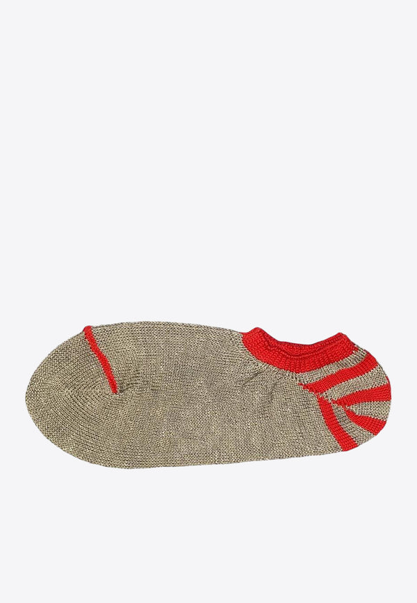 ANTIPAST Contrast Short Socks Gray HA4AS_RG