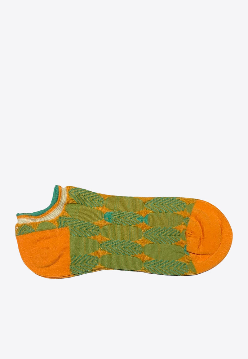 ANTIPAST Short Tropical Socks Orange AM669S_ORANGE