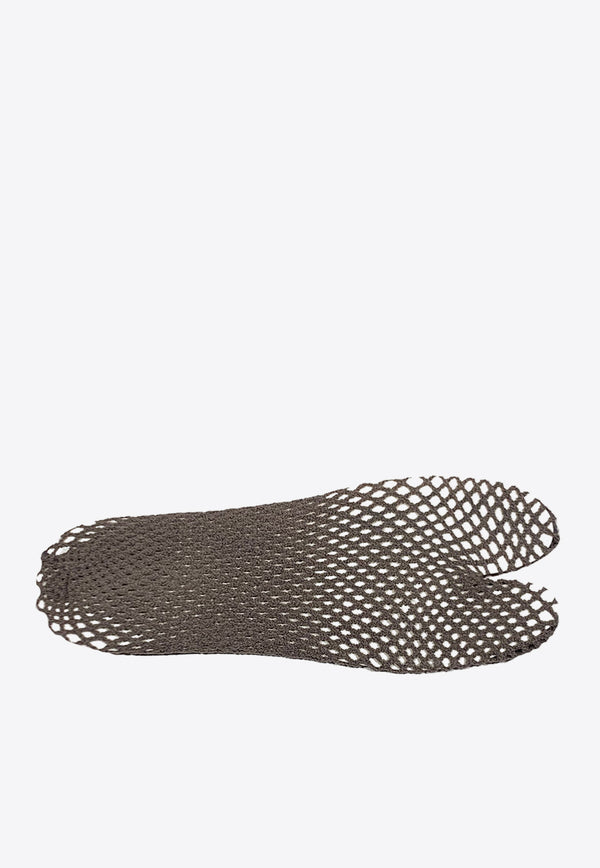 ANTIPAST Fishnet Tabi Socks Gray E6ANDV_GREY