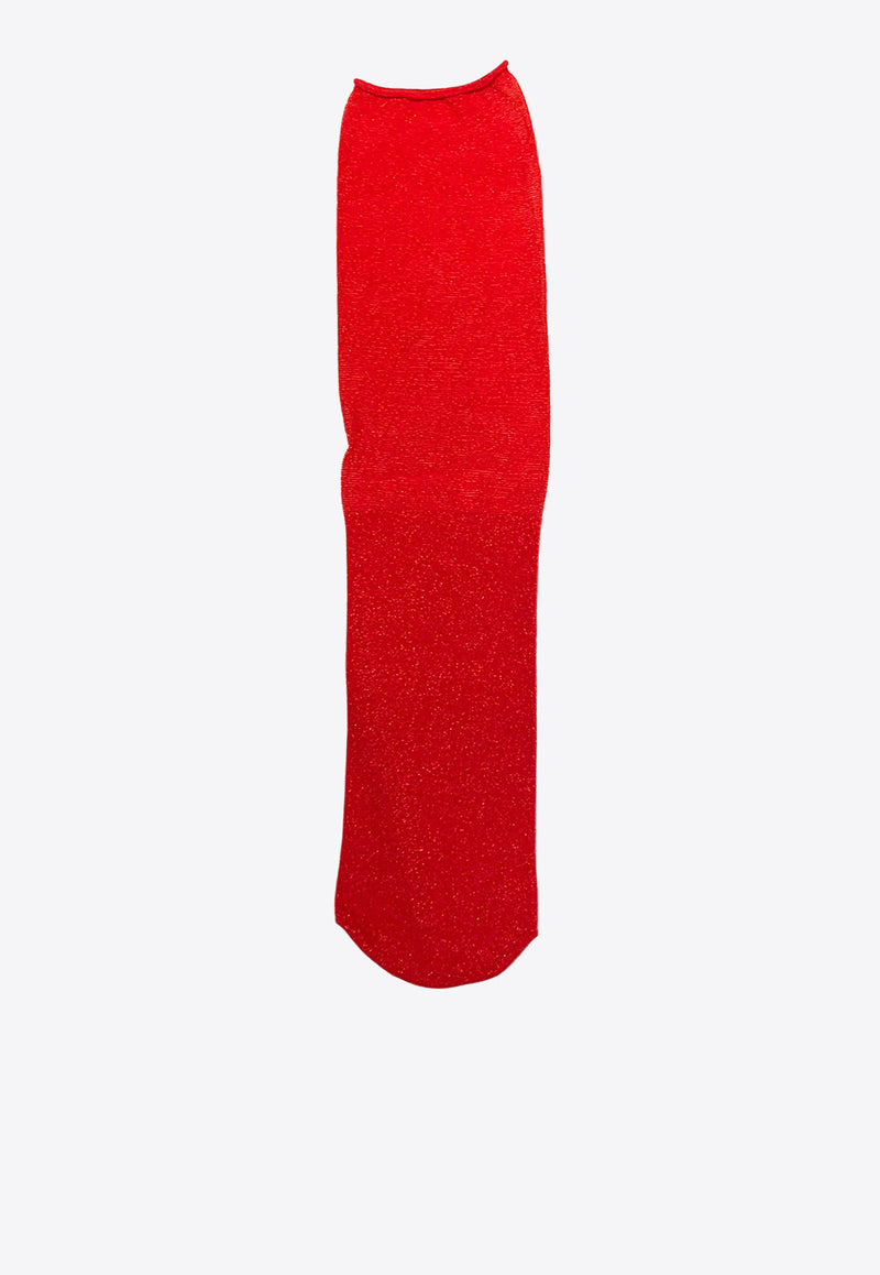 ANTIPAST Lurex Long Socks Red AM756RED_RED