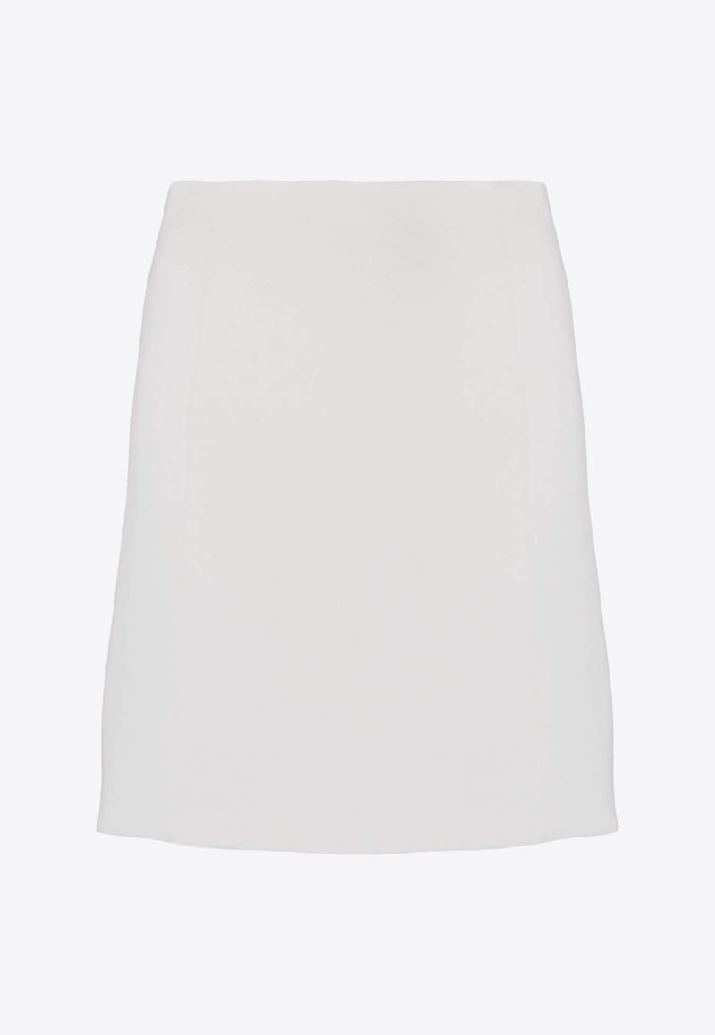 P.A.R.O.S.H Leak High-Waist Mini Skirt White D620663LEAK23_002