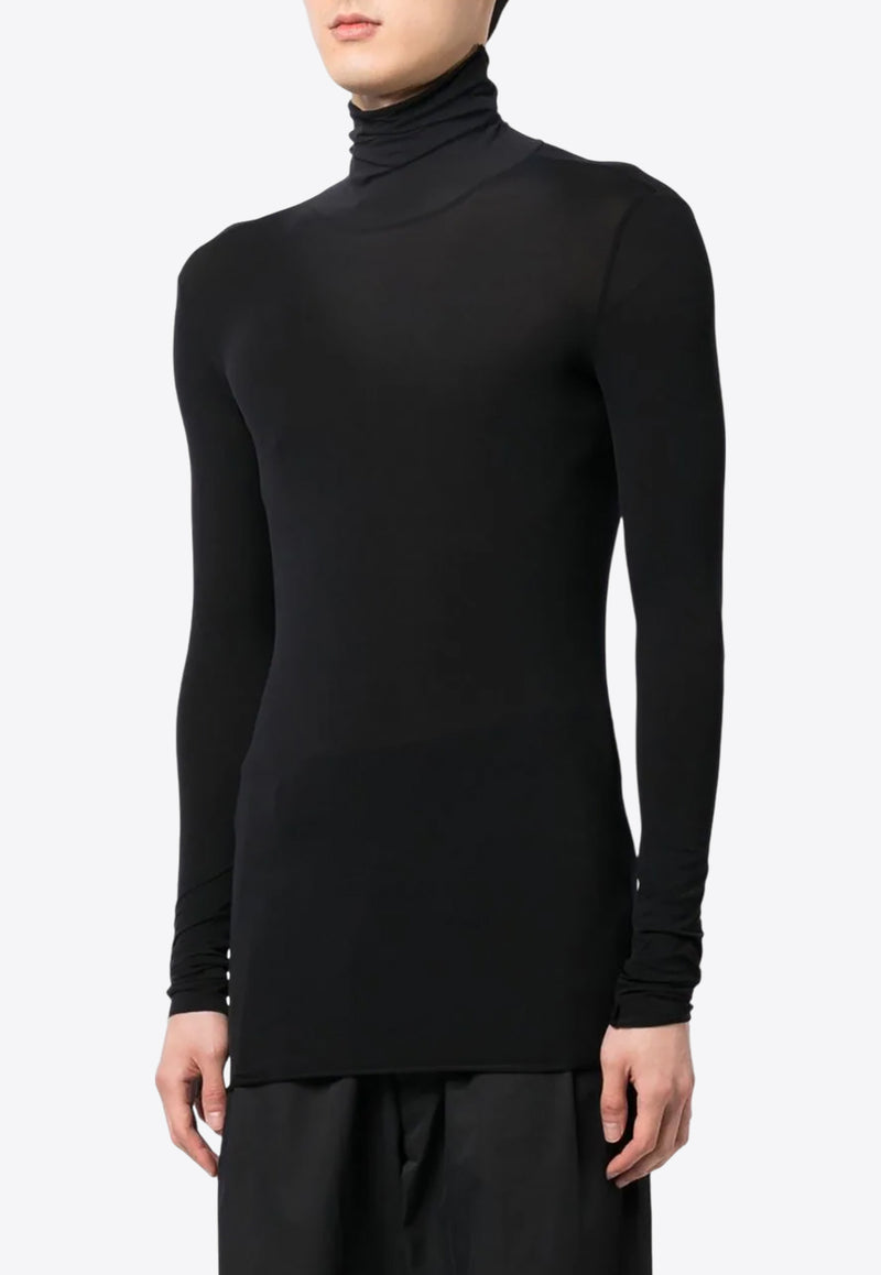 Sapio High-Neck Long-Sleeved T-shirt Black N11JERSEY_BK