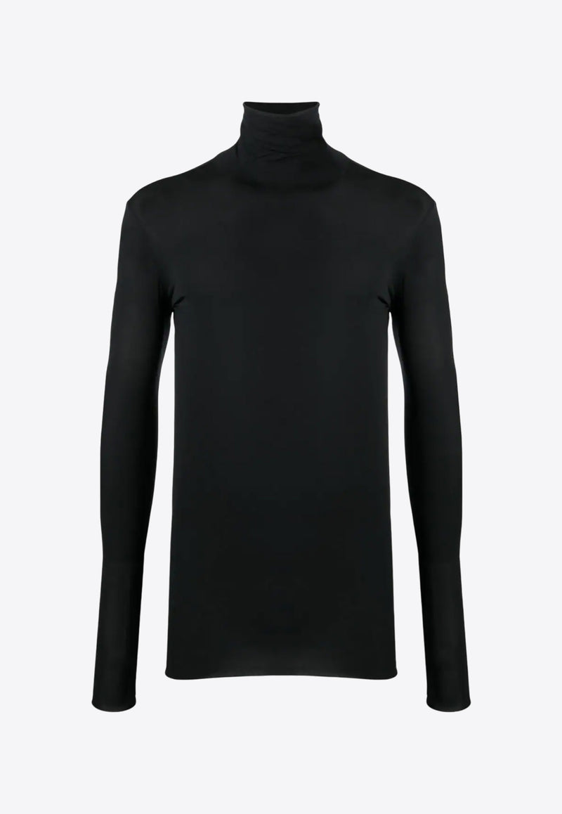 Sapio High-Neck Long-Sleeved T-shirt Black N11JERSEY_BK