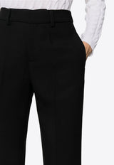 P.A.R.O.S.H Randy Tapered-Leg Tailored Pants Black D232267RANDY_013