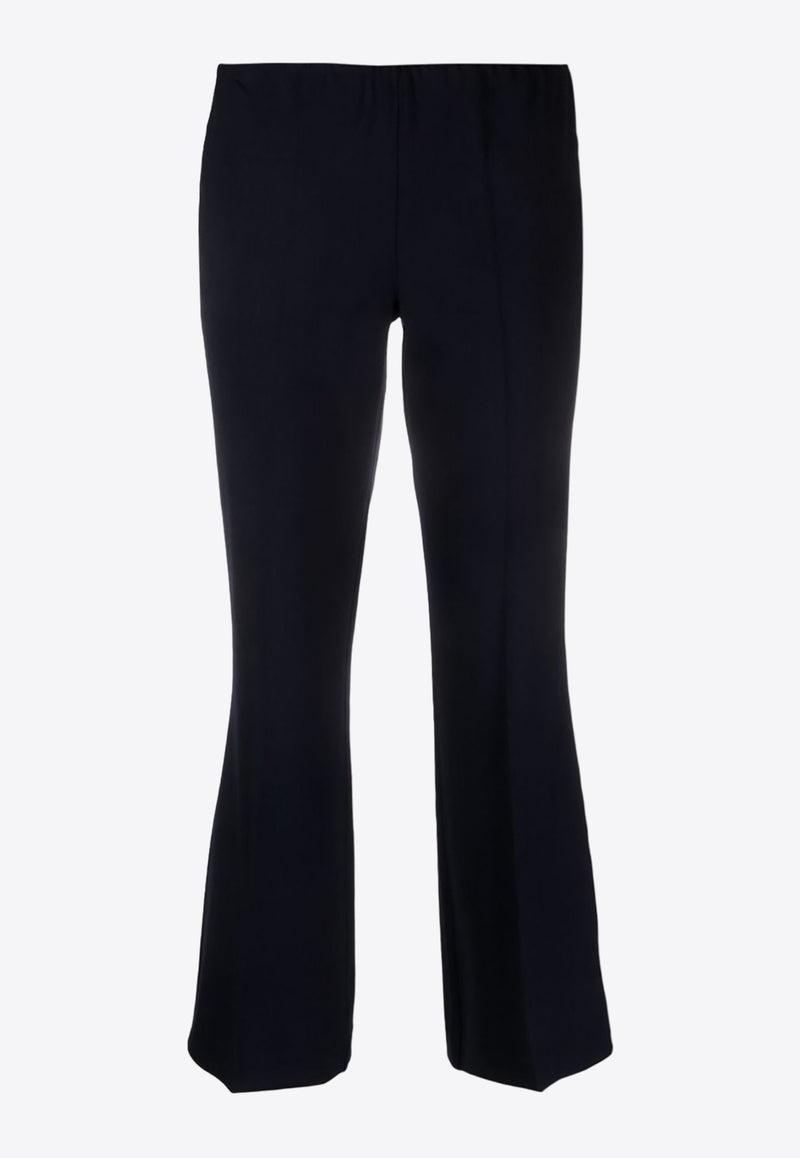 P.A.R.O.S.H Liliuxy Cropped Flared Wool Pants Blue D231089LILIUXY23_012