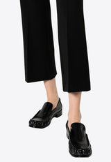 P.A.R.O.S.H Liliuxy Cropped Flared Wool Pants Black D231089LILIUXY23_013