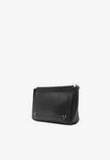 Jérôme Dreyfuss Large Clap Clutch Bag Black 44CLAPLVE_Noir Brass