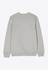 Autry Kids Boys Logo Print Sweatshirt Gray KSAK011_M