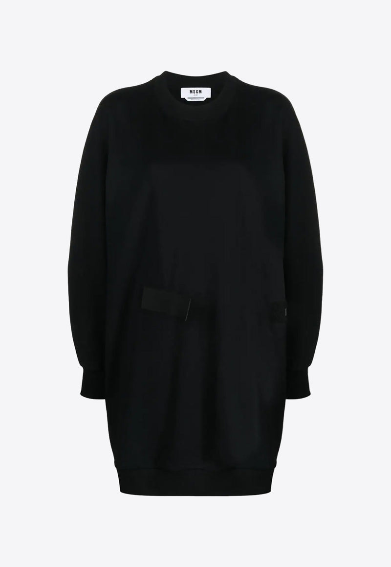 MSGM Touch-Strap Mini Dress Black 3542MDA77237999_99