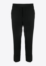 Sapio Straight-Leg Cropped Pants  Black N7PANMA_BK